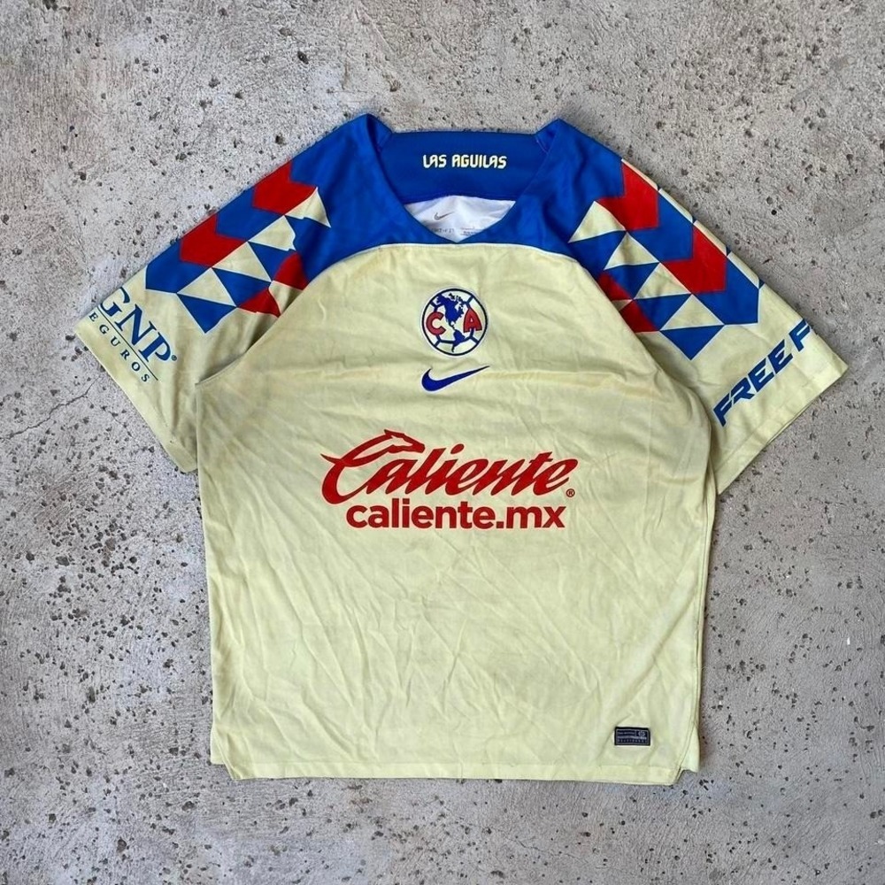 Nike Club America 2023 - 2024 Home Soccer Jersey Caliente Futbol LigaMX